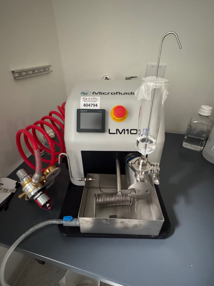 Image of Microfluidics LM10 High Pressure Microfluidizer